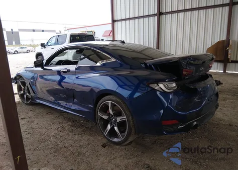 2019 Infiniti Q60 3.0T Red Sport 400 from USA, damaged, VIN JN1FV7EL2KM440372